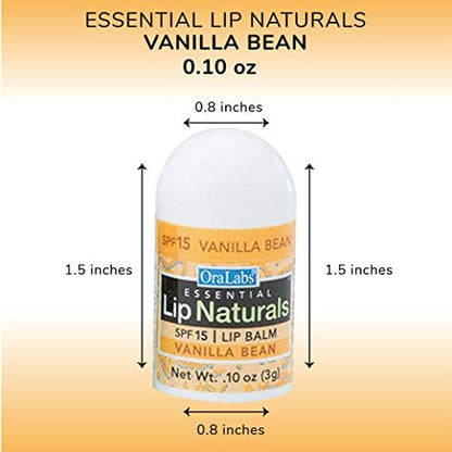 CHAP-ICE Lip Naturals Assorted Mini Lip Balm with SPF-15 Sunscreen, 12-Count Pack (Bing Cherry, Tea Tree Mint, Vanilla Bean) Avelisse