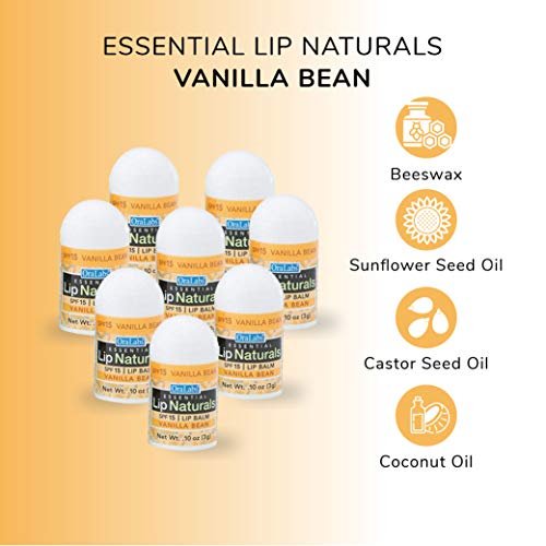 CHAP-ICE Lip Naturals Assorted Mini Lip Balm with SPF-15 Sunscreen, 12-Count Pack (Bing Cherry, Tea Tree Mint, Vanilla Bean) Avelisse