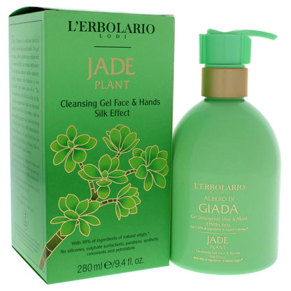 L'Erbolario Jade Plant Face And Hands Cleansing Gel - Floral & Citrus Fragrance - Moisturizing & Softening - Silky Effect - 9.4 oz