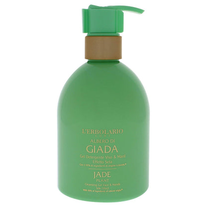 L'Erbolario Jade Plant Face And Hands Cleansing Gel - Floral & Citrus Fragrance - Moisturizing & Softening - Silky Effect - 9.4 oz