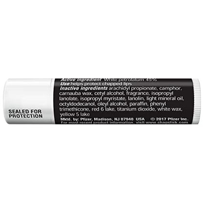 ChapStick Classic Original Lip Balm Tubes, 0.15 Oz - Pack of 12 Avelisse