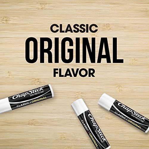ChapStick Classic Original Lip Balm Tubes, 0.15 Oz - Pack of 12 Avelisse