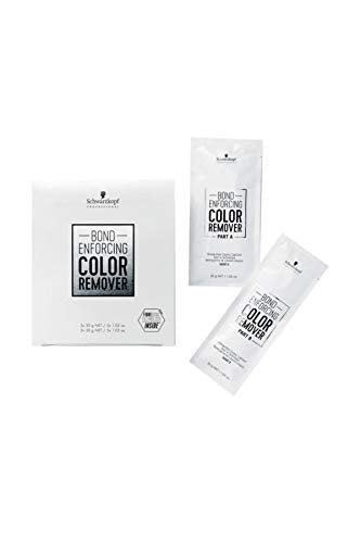 Schwarzkopf Professional Bond Enforcing Color Remover - 5 Count for Gentle, Effective Hair Color Correction Avelisse