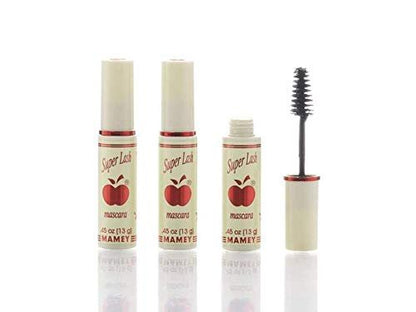 3-Pack Apple Super Lash Mascara - Mamey - Black, 0.45 oz Each Avelisse