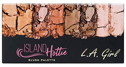 L.A. Girl Fanatic Blush Palette - Island Hottie GBL421 | Buildable Powder Blush