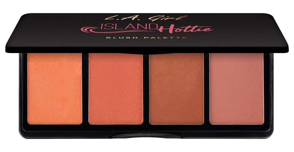 L.A. Girl Fanatic Blush Palette - Island Hottie GBL421 | Buildable Powder Blush - görsel 1