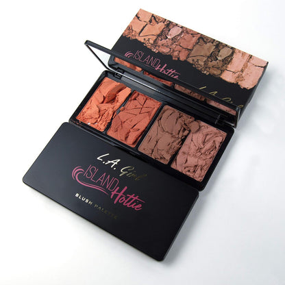 L.A. Girl Fanatic Blush Palette - Island Hottie GBL421 | Buildable Powder Blush