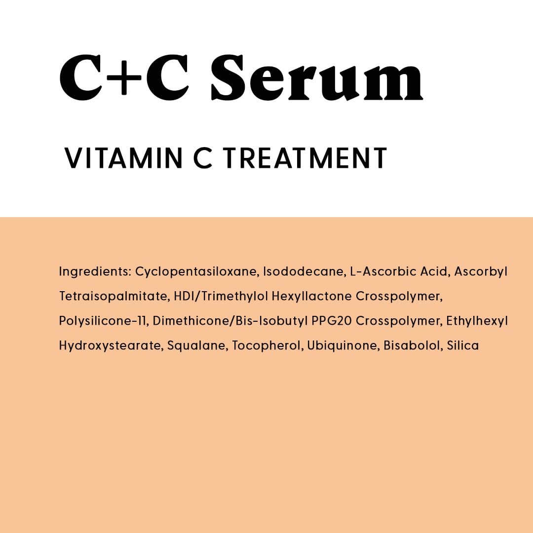 Stratia C+C Vitamin C Serum – 15% Potent Formula with 10% L-Ascorbic Acid for Bright, Even-Toned Skin – Non-Irritating, Water-Free Antioxidant Face Cream, 1 Fl Oz Avelisse