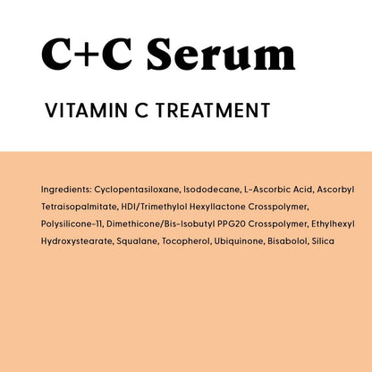 Stratia C+C Vitamin C Serum – 15% Potent Formula with 10% L-Ascorbic Acid for Bright, Even-Toned Skin – Non-Irritating, Water-Free Antioxidant Face Cream, 1 Fl Oz Avelisse