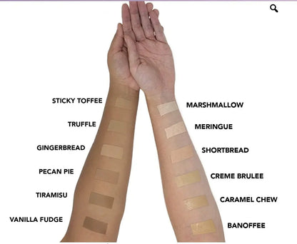 Carter Beauty Full Measure HD Foundation - Lightweight Full Coverage Matte Foundation, Water-Based, Vegan & Cruelty Free - Truffle 1.01 oz Avelisse