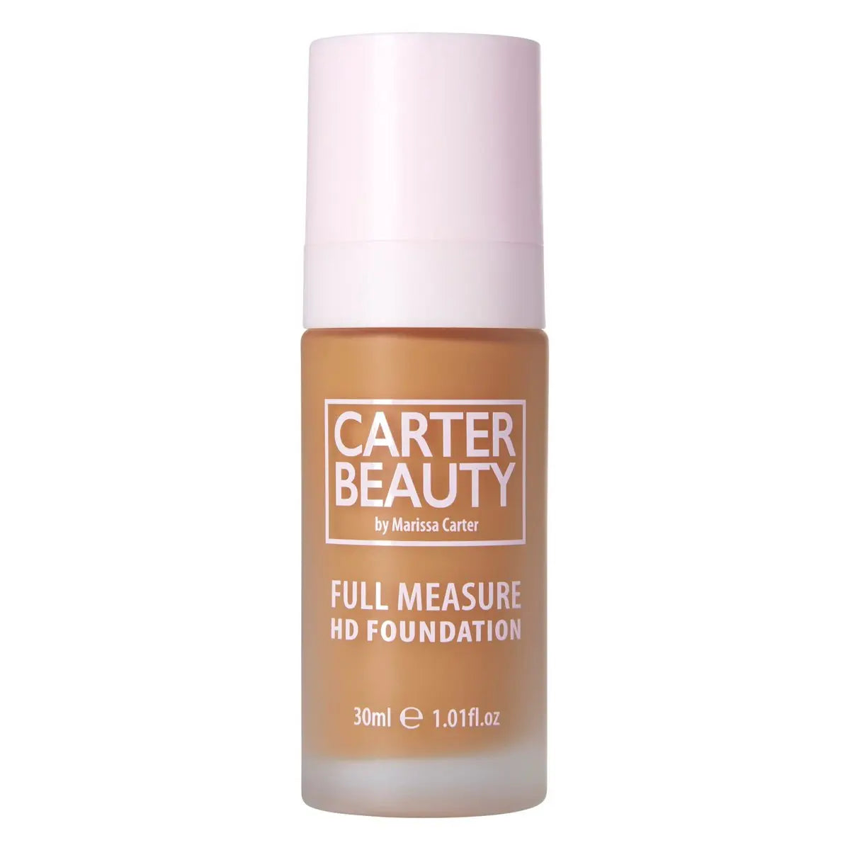 Carter Beauty Full Measure HD Foundation - Lightweight Full Coverage Matte Foundation, Water-Based, Vegan & Cruelty Free - Truffle 1.01 oz Avelisse