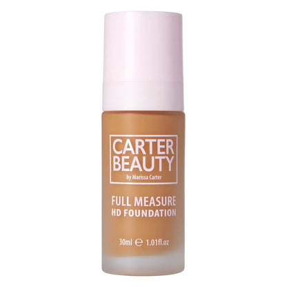 Carter Beauty Full Measure HD Foundation - Lightweight Full Coverage Matte Foundation, Water-Based, Vegan & Cruelty Free - Truffle 1.01 oz Avelisse