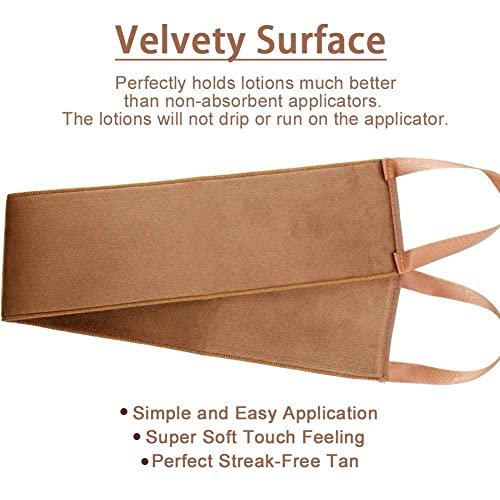 GAIYAH Self Tanning Mitt Applicator Kit - Complete Set with Back Applicator, Exfoliator Glove & Face Tanning Glove - görsel 10