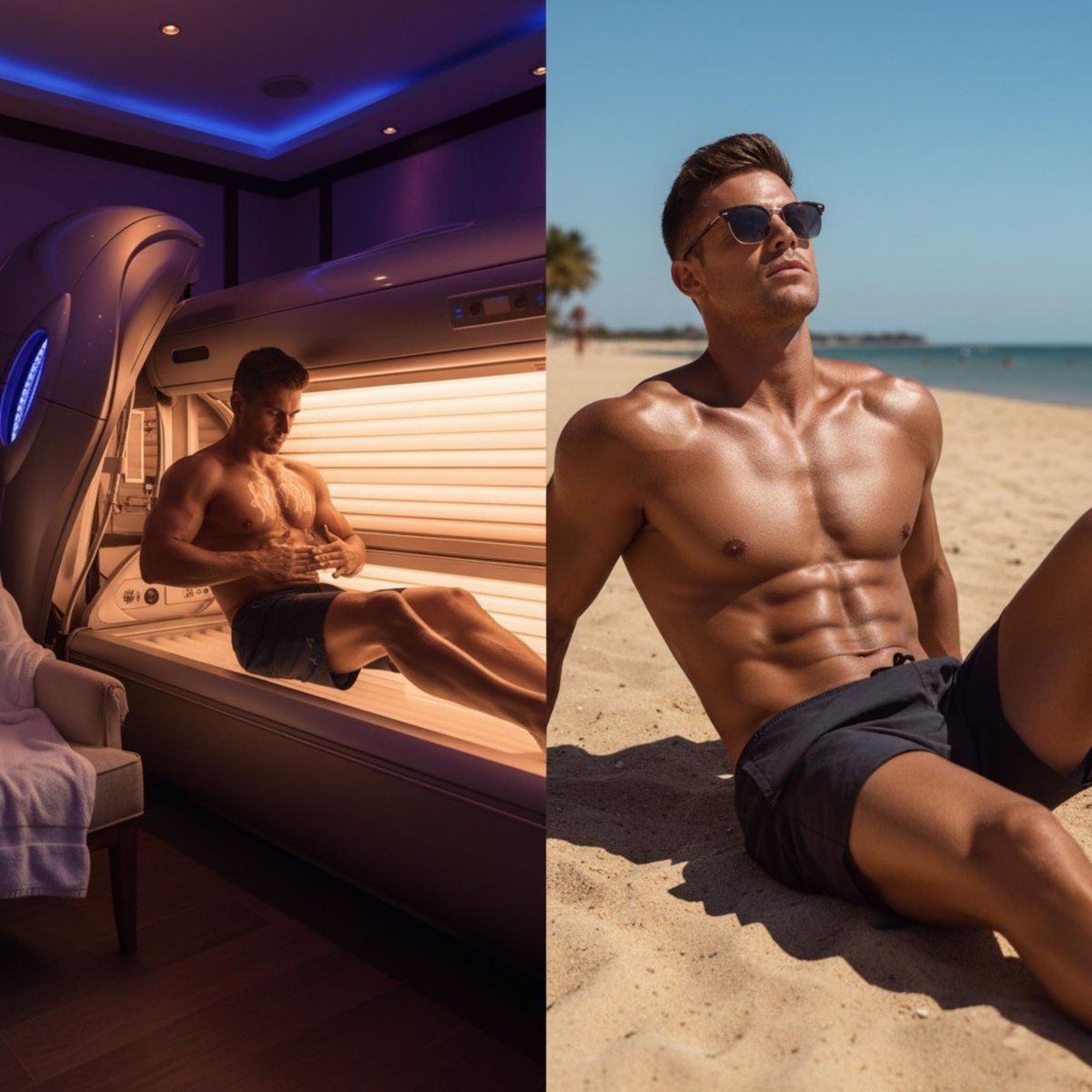 Onyx HE Tanning Bed Lotion for Men - Indoor Tanning Accelerator & Bronzer with Skin Firming & Muscle Bronzing Complex, 6.76 oz Avelisse