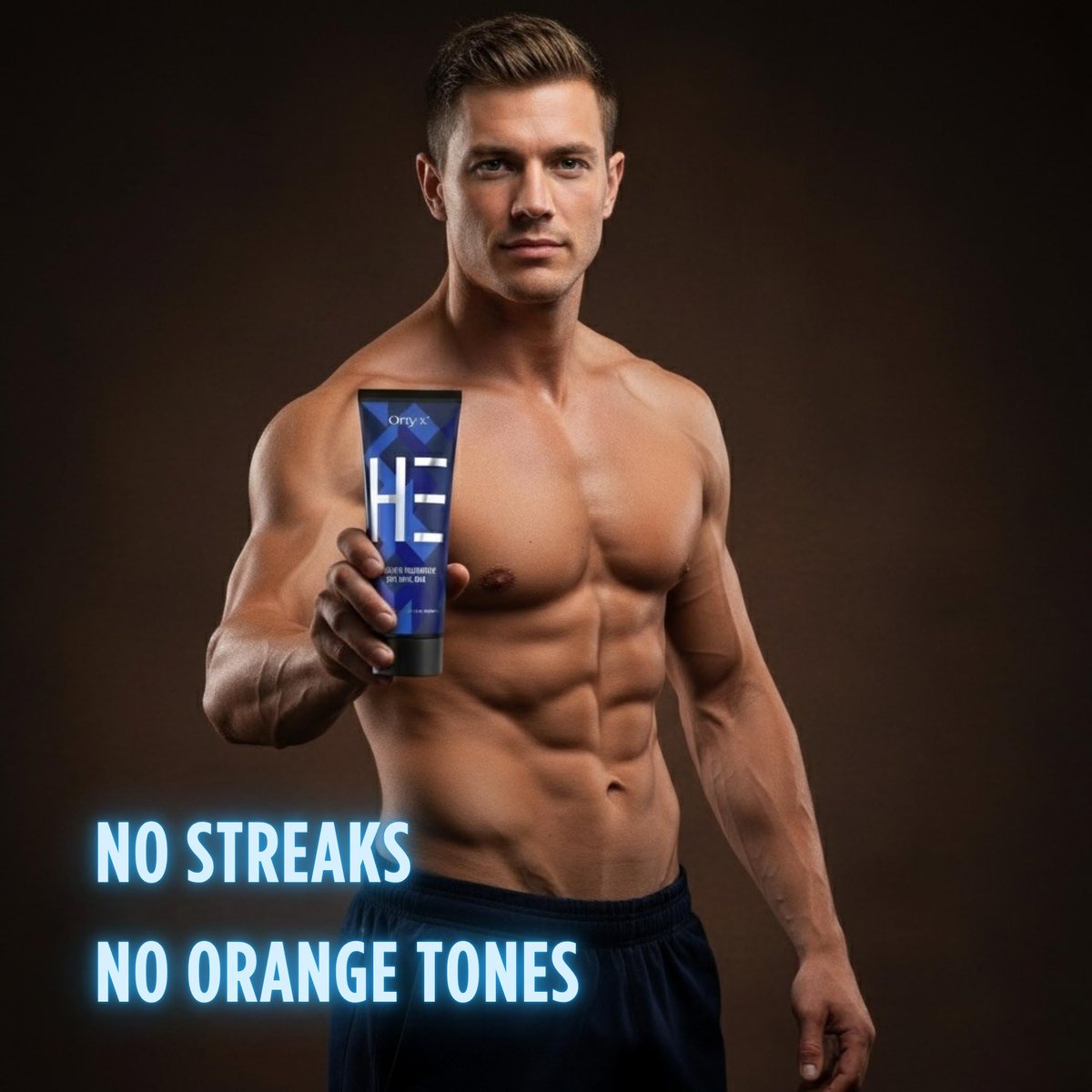 Onyx HE Tanning Bed Lotion for Men - Indoor Tanning Accelerator & Bronzer with Skin Firming & Muscle Bronzing Complex, 6.76 oz Avelisse