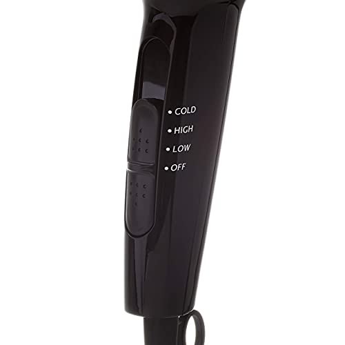 Hot Beauty 1875 Ceramic Styler Hair Styling Blow Dryer – Lightweight Fast Dry with 2 Attachments, Multi Heat Speed for Home or Travel Avelisse