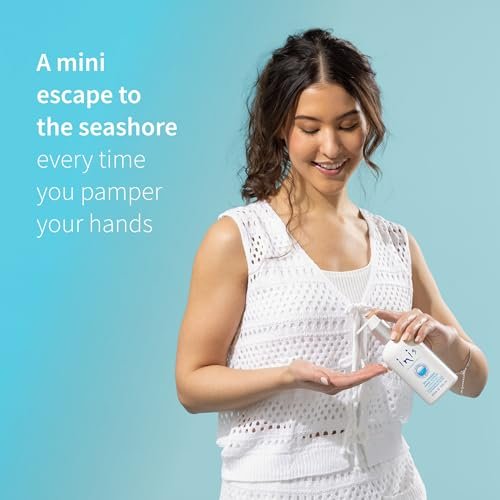 Inis the Energy of the Sea Liquid Hand Wash & Hand Lotion Caddy Set – Sink Side Soap & Moisturizer with Seaweed & Shea Butter, Clean Ocean Fresh Scent, 20 Fl Oz Avelisse