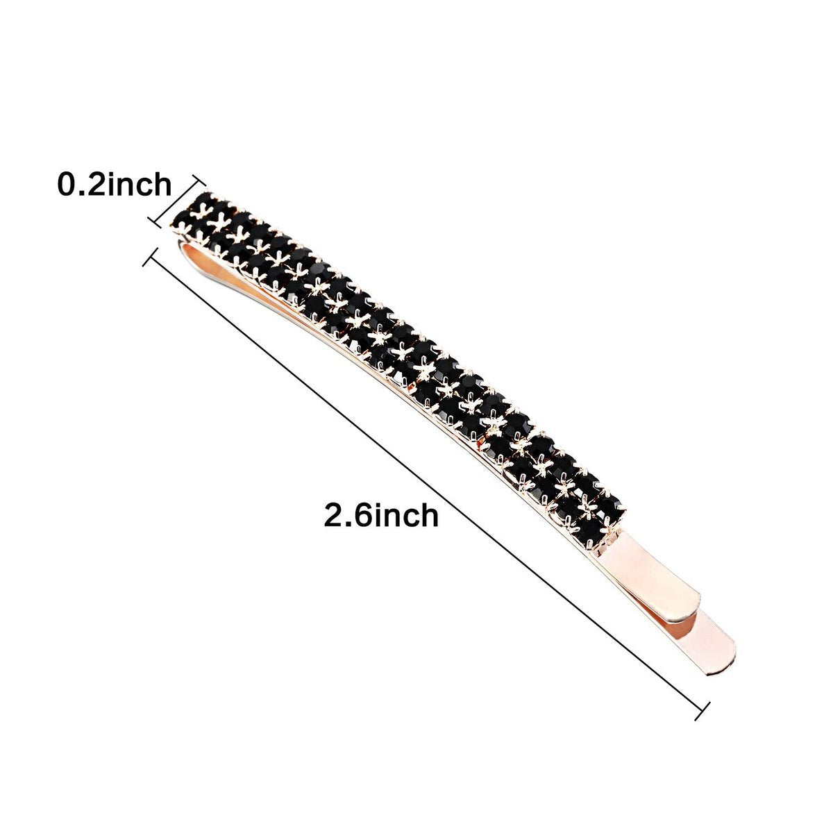 Yaomiao 16 Pieces Rhinestone Bobby Pins – Double Row Decorative Crystal Hair Clips for Women, Bridal Wedding Accessories (Style A, Multi Color) - görsel 5