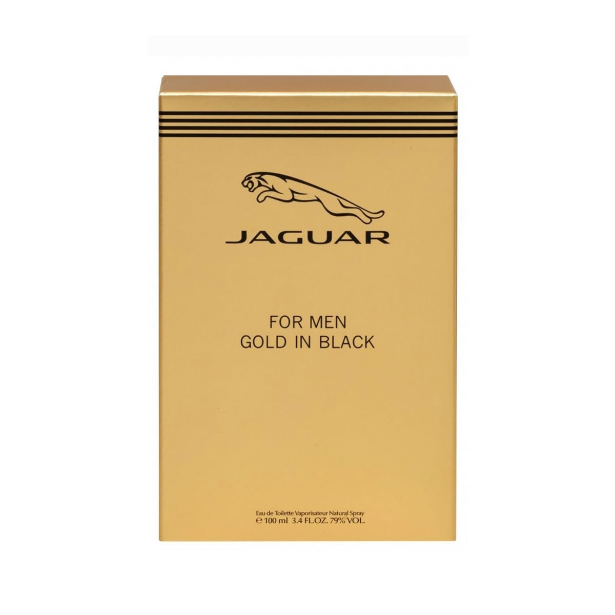 Jaguar Gold In Black Eau De Toilette Spray for Men 3.4 oz - görsel 5