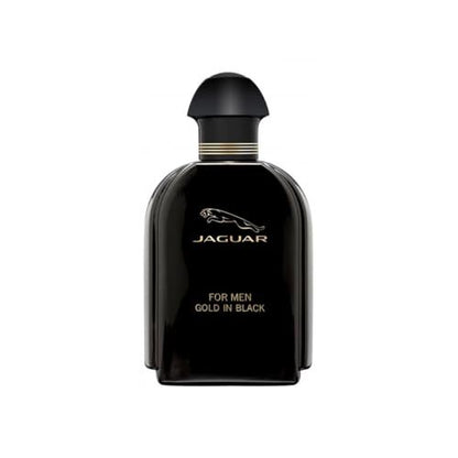 Jaguar Gold In Black Eau De Toilette Spray for Men 3.4 oz