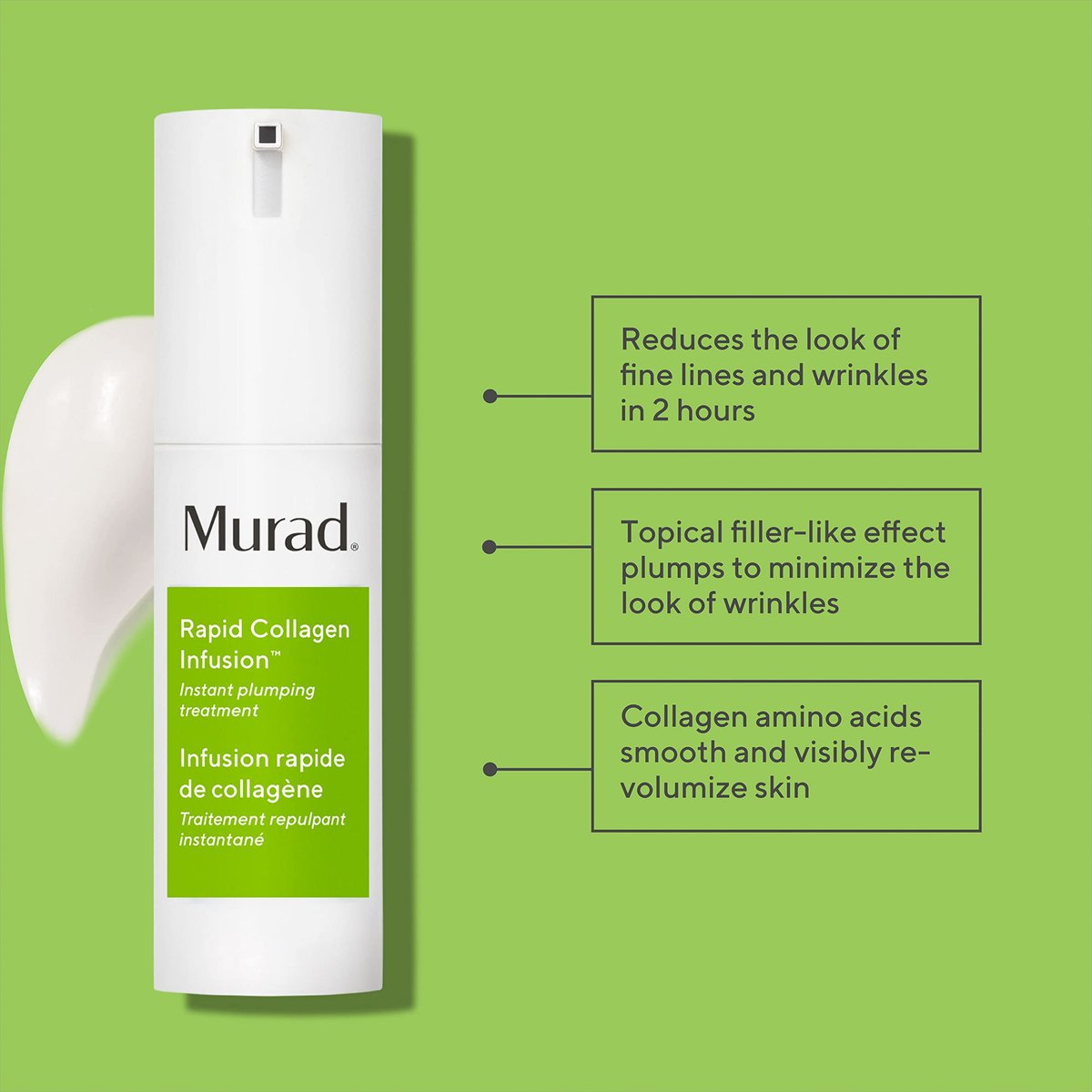 Murad Rapid Collagen Infusion – Anti-Aging Serum with Collagen Amino Acids & Winged Kelp Extract, 1 Fl Oz Avelisse