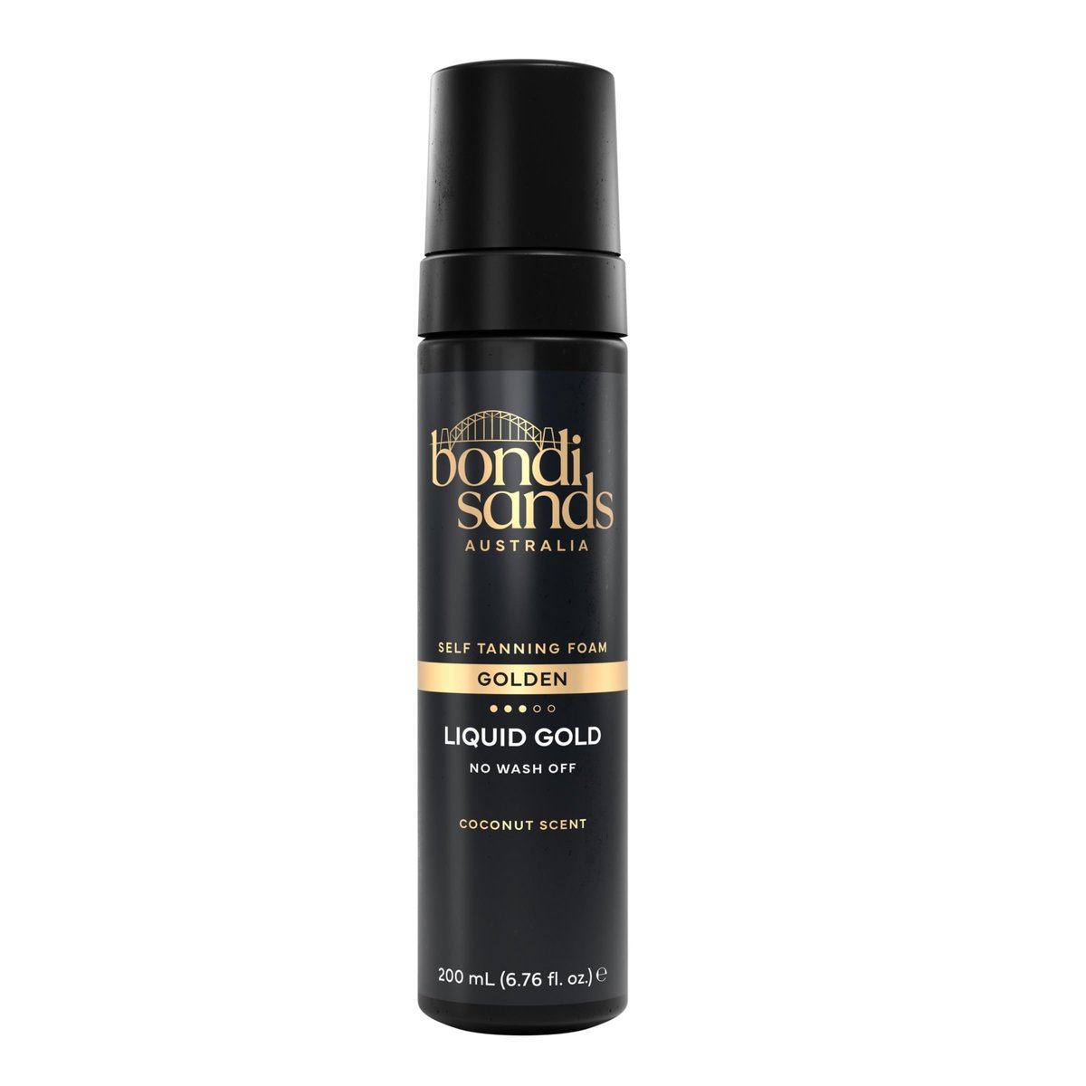 Bondi Sands Liquid Gold Self Tanning Foam - Lightweight Quick Dry with Argan Oil, Streak-Free Natural Tan, 200 mL Avelisse
