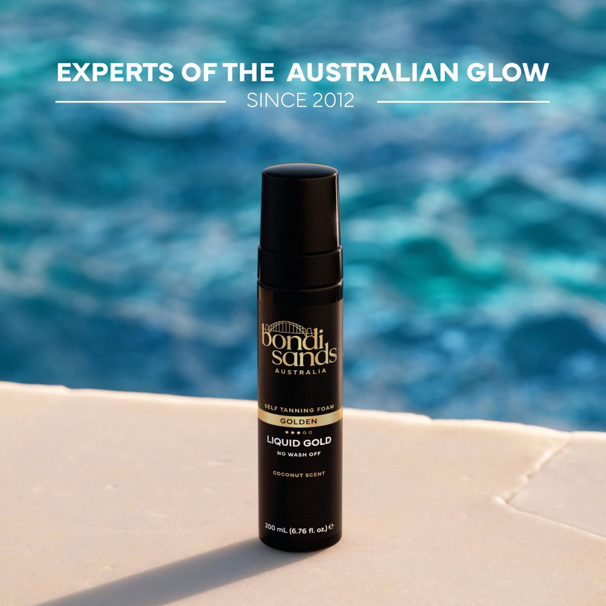 Bondi Sands Liquid Gold Self Tanning Foam - Lightweight Quick Dry with Argan Oil, Streak-Free Natural Tan, 200 mL Avelisse