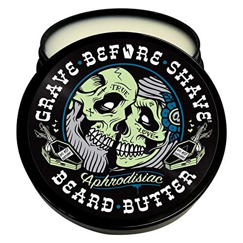 Grave Before Shave Leather/Cedar-Wood Scent Beard Conditioning Butter 4 oz. Avelisse