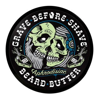 Grave Before Shave Leather/Cedar-Wood Scent Beard Conditioning Butter 4 oz. Avelisse