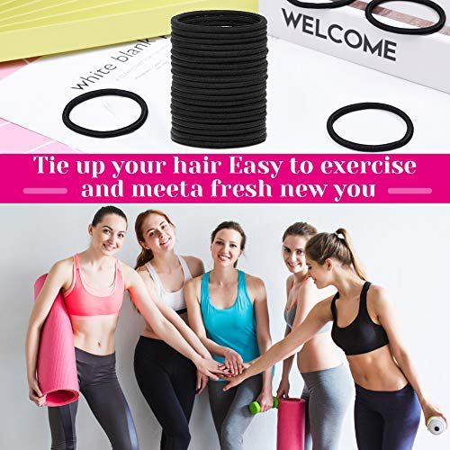 Anezus 250 Pcs Black Small Hair Ties - 3mm Elastics for Ponytails, Braids, and Everyday Styling - görsel 12