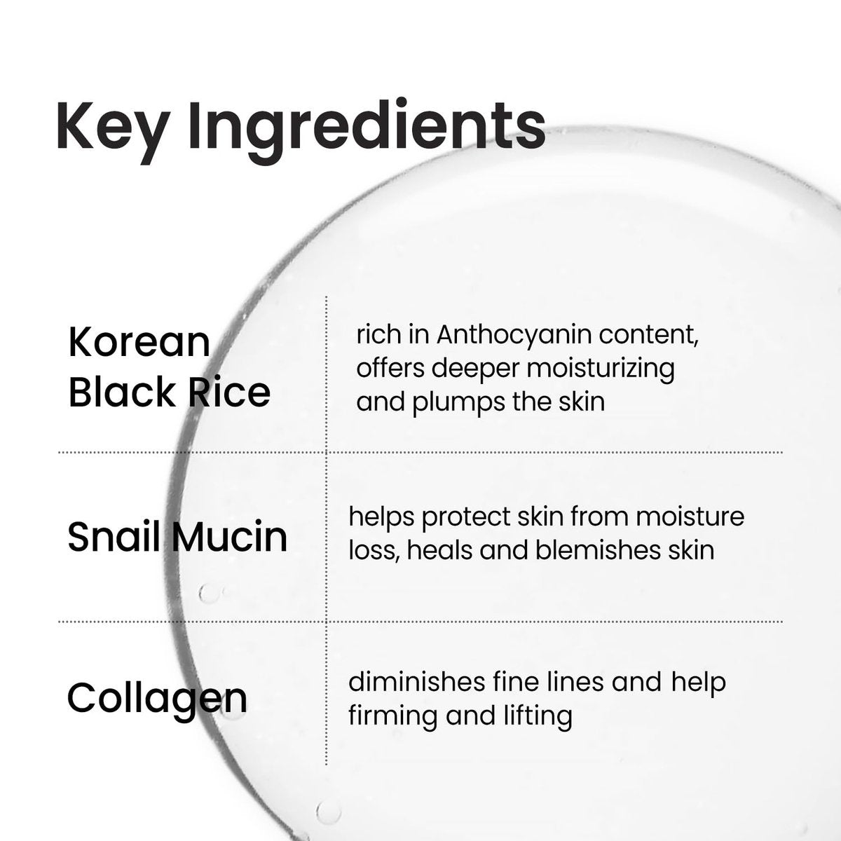 coxir Black Snail Collagen Toner – Hydrating Essence Toner with Snail Mucin & Black Rice Complex for Skin Texture Moisture Balance | Lightweight Korean Skincare for All Skin Types (5.07 fl.oz) - görsel 5