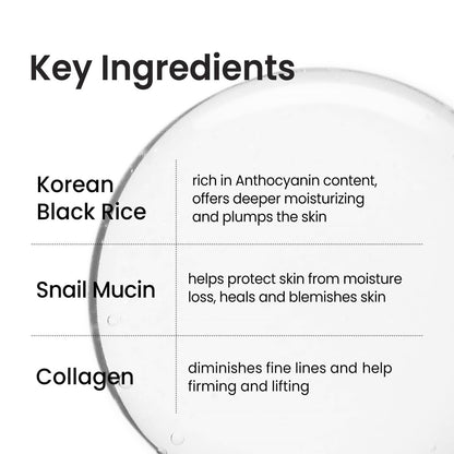coxir Black Snail Collagen Toner – Hydrating Essence Toner with Snail Mucin & Black Rice Complex for Skin Texture Moisture Balance | Lightweight Korean Skincare for All Skin Types (5.07 fl.oz)