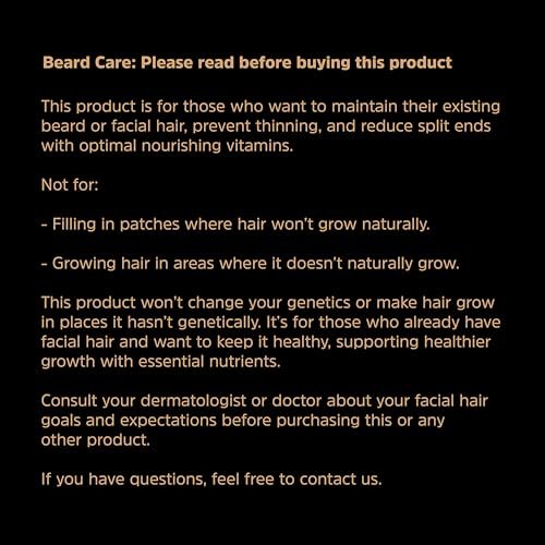 Alpha Beard Growth Vitamins – Biotin 10K MCG, Collagen, Keratin, Hyaluronic Acid, B-Complex, MSM – Beard DHT Blocker & Hair Growth Supplement for Men – Regrow Stronger, Healthier Facial Hair (60 Count) - görsel 12