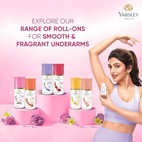 Yardley London English Rose Anti-Perspirant Deodorant Roll-On | 48-Hour Active | Alcohol-Free | 1.7oz (50ml) - görsel 18