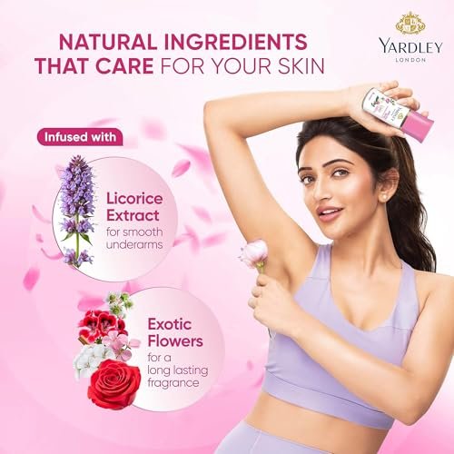 Yardley London English Rose Anti-Perspirant Deodorant Roll-On | 48-Hour Active | Alcohol-Free | 1.7oz (50ml) - görsel 10