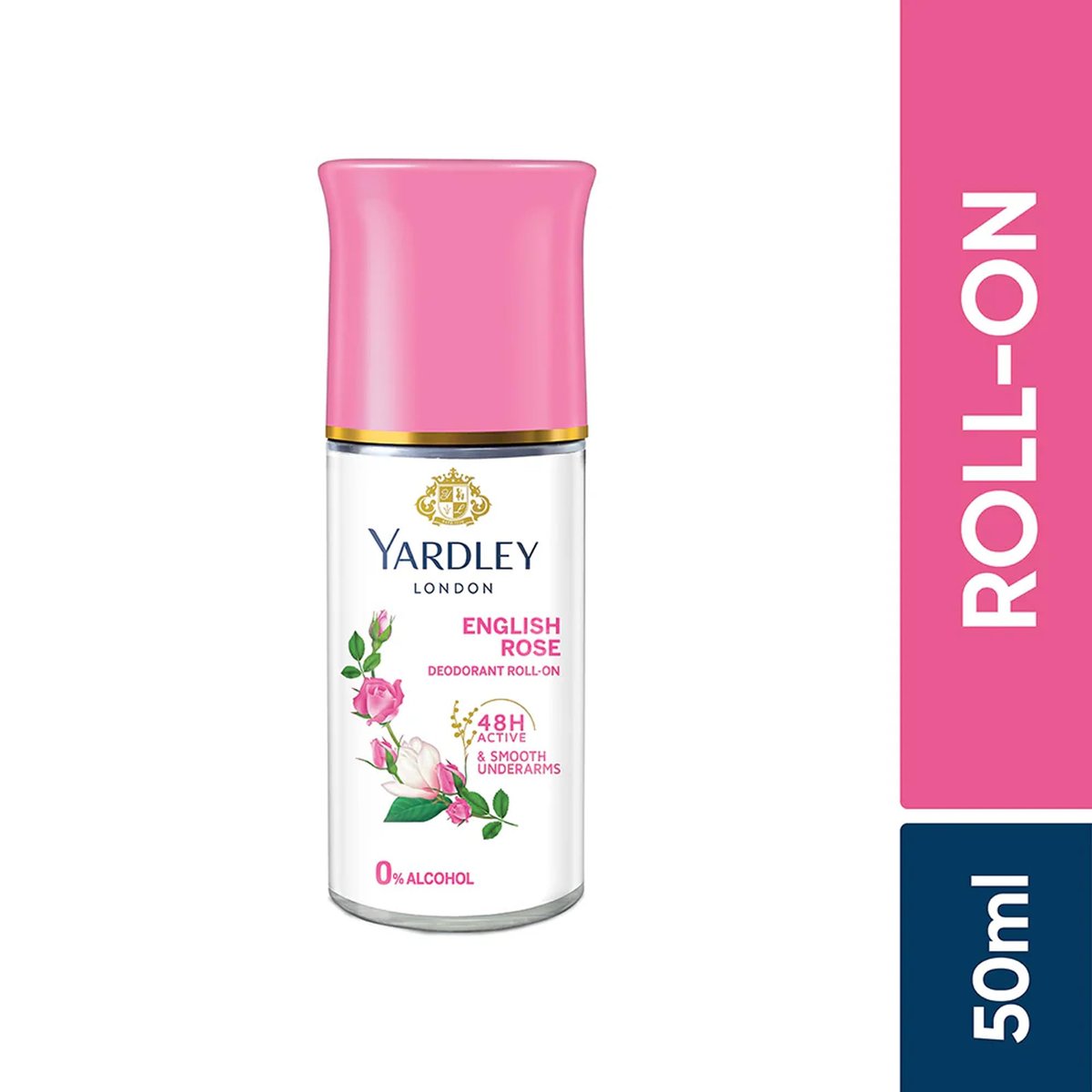 Yardley London English Rose Anti-Perspirant Deodorant Roll-On | 48-Hour Active | Alcohol-Free | 1.7oz (50ml) - görsel 5