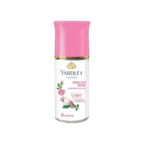 Yardley London English Rose Anti-Perspirant Deodorant Roll-On | 48-Hour Active | Alcohol-Free | 1.7oz (50ml) - görsel 2
