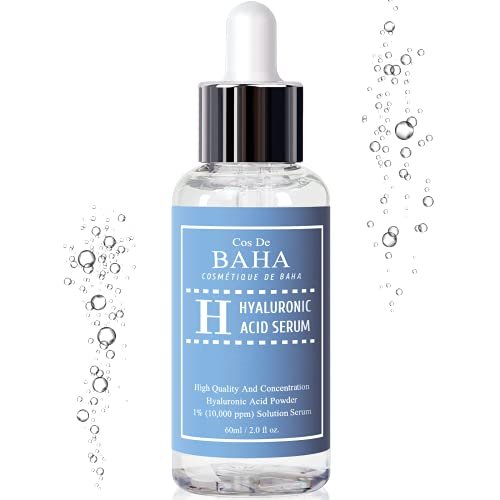 Cos De BAHA Hyaluronic Acid Serum 2 Fl Oz – Pure Sodium Hyaluronate 10,000 ppm Hydrating Face Serum for Dry & Dehydrated Skin – Lightweight Fragrance-Free Korean Skincare - görsel 16