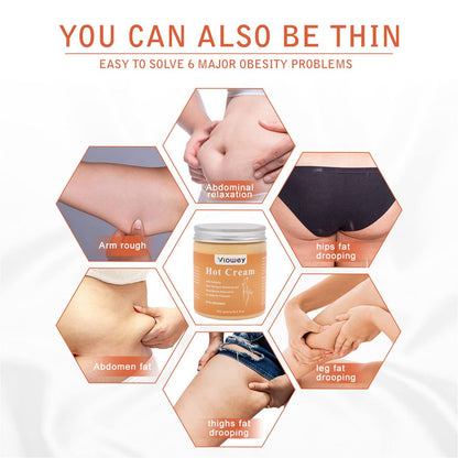 Viowey Hot Cream Fat Burning Cream for Tummy, Abdomen, Belly, Legs, Arms, Buttocks and Waist, 8.8 oz Avelisse