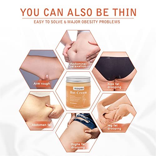 Viowey Hot Cream Fat Burning Cream for Tummy, Abdomen, Belly, Legs, Arms, Buttocks and Waist, 8.8 oz Avelisse