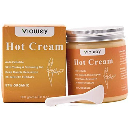 Viowey Hot Cream Fat Burning Cream for Tummy, Abdomen, Belly, Legs, Arms, Buttocks and Waist, 8.8 oz Avelisse