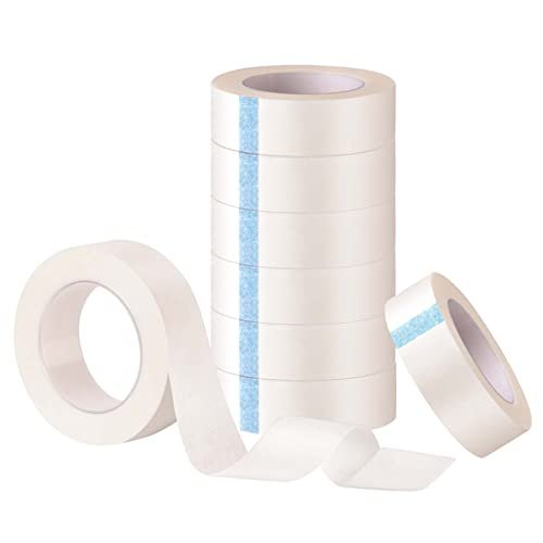 TUPARKA 8 Rolls White Eyelash Tape – Adhesive Lash Tape for Eyelash Extension Supply, 9M Each Roll - görsel 2