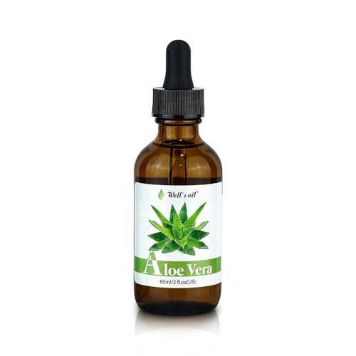 Well's Oil Aloe Vera Oil – Hydrating & Nourishing Natural Oil for Healthy Hair and Skin, 2 Fl Oz Avelisse