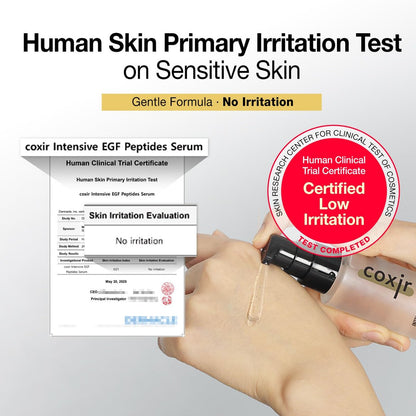 Coxir Intensive EGF Peptides Serum – Korean Firming & Hydrating Face Serum with Epidermal Growth Factor
