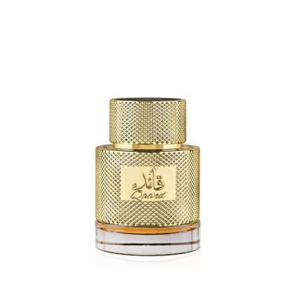 Lattafa Qaaed Eau de Parfum for Men - Spicy, Woody, Oud, Leather Long-Lasting Fragrance (3.4 oz / 100 ml) Avelisse