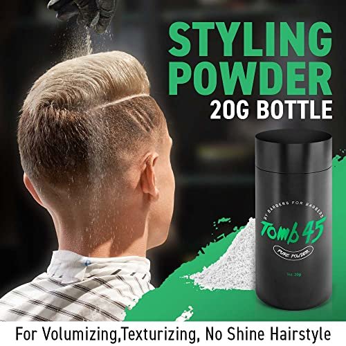 Tomb45 Pure Powder for Hair Styling - Texturizing & Volumizing Powder with Natural Matte Finish Avelisse