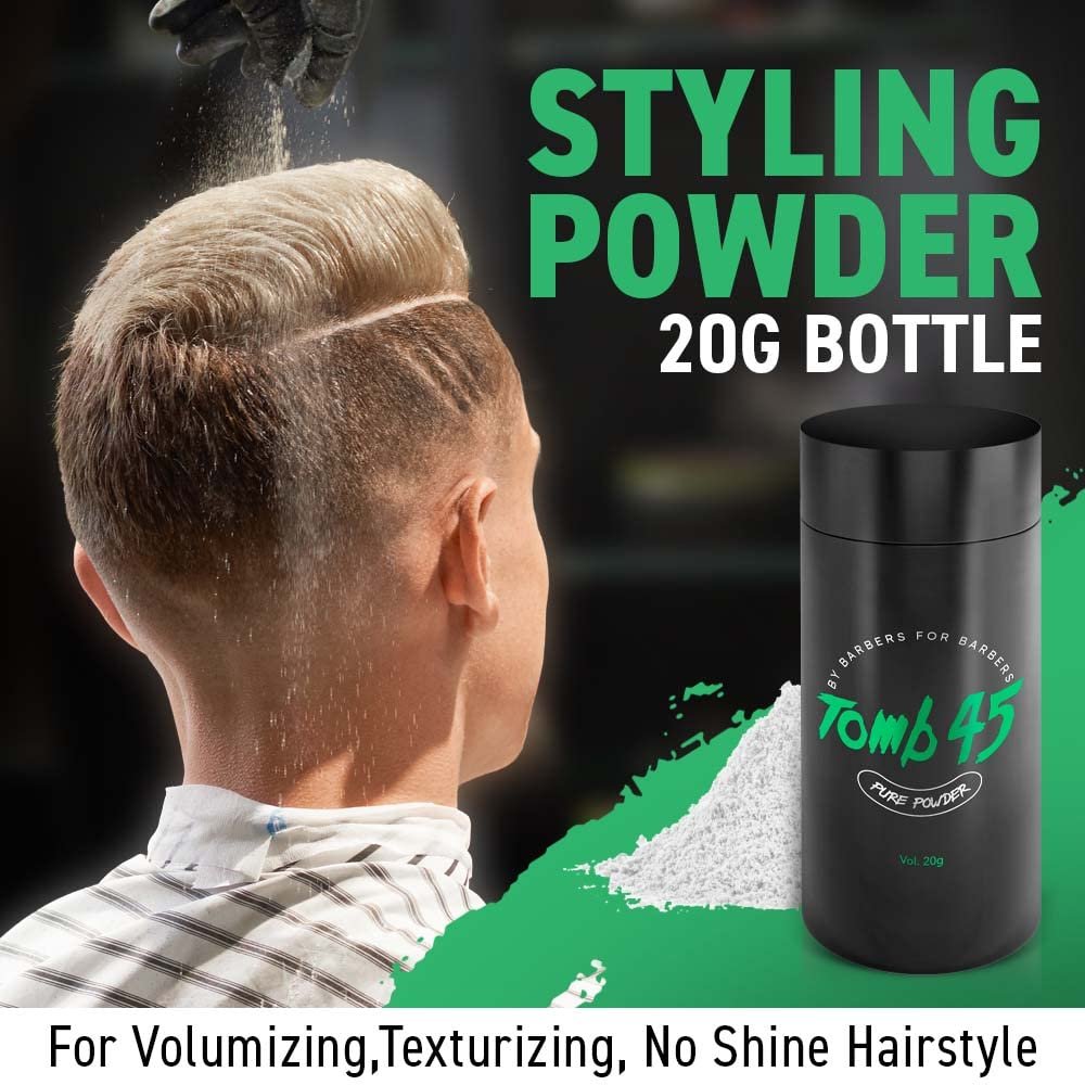 Tomb45 Pure Powder for Hair Styling - Texturizing & Volumizing Powder with Natural Matte Finish Avelisse