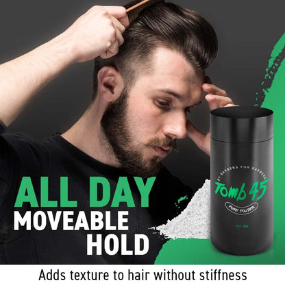 Tomb45 Pure Powder for Hair Styling - Texturizing & Volumizing Powder with Natural Matte Finish Avelisse