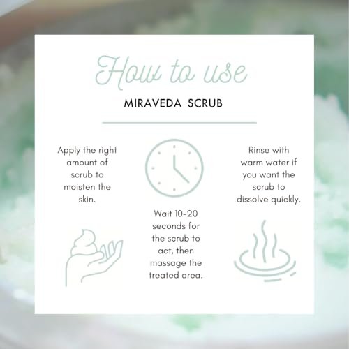 Miraveda by Italwax Citrus Scrub – 250ml / 8.45 fl oz – Coconut Oil & Lime Hand Scrub for Gentle Exfoliation - görsel 6