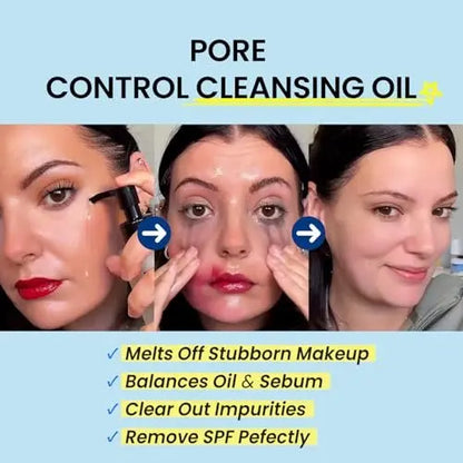 coxir Ultra Hyaluronic Cleansing Oil - Gentle Korean Oil Cleanser for Makeup Removal, Blackheads & Pore Care, Multi-Layer Hyaluronic Acid, Vegan & Non-Comedogenic, 5.07 fl oz Avelisse